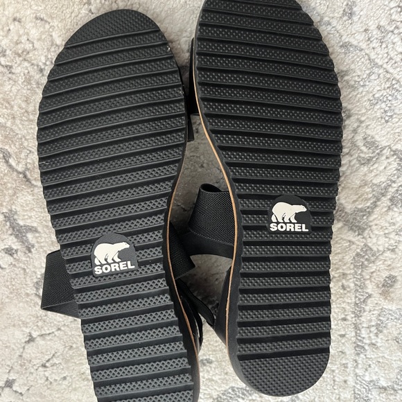 NWOT! BLACK SOREL SANDALS - Picture 3 of 4